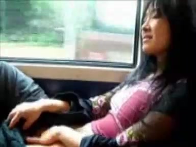 Masturbating in Public Train