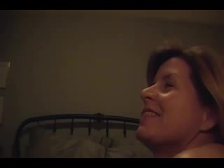 American Wife Sucks and Deepthroats Husbands Cock in Hotel