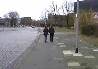 Woman has sex with man in public places