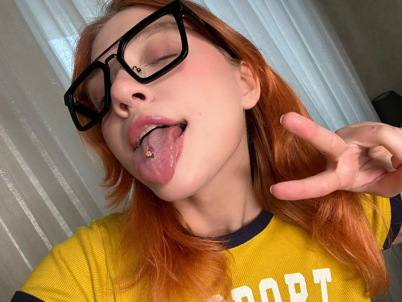 If you're a good boy, you can cum on my glasses