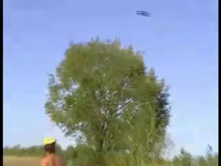 Naked woman makes sex on the beach