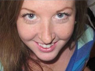 She's so happy to give oral sex to a black man