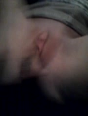 Naked girl masturbates in the car