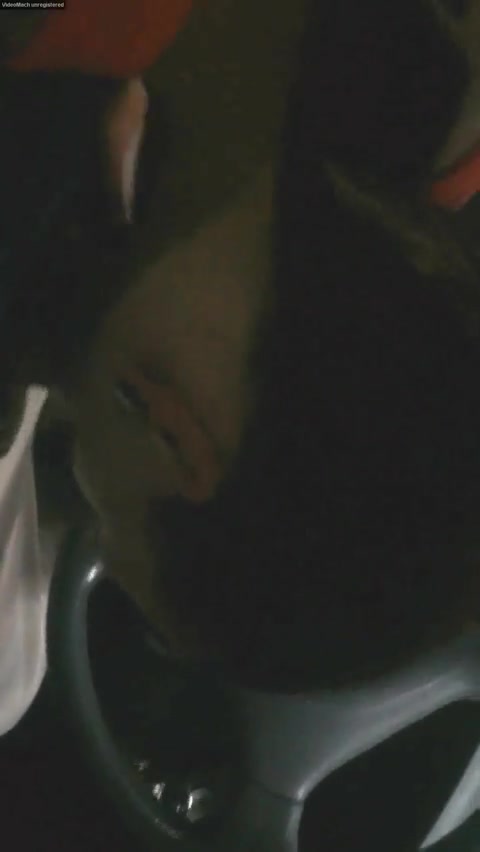 Blowjob in car with horny woman