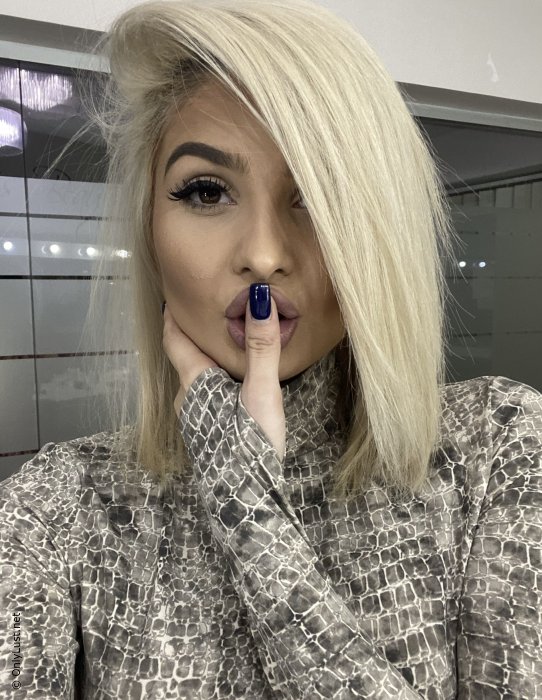 Sexy bitch pounds her pussy with a dildo