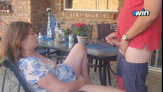 I just started jerking off in front of my neighbor's wife