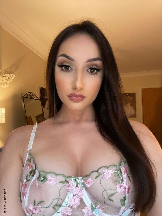 Gorgeous brunette is photographed naked