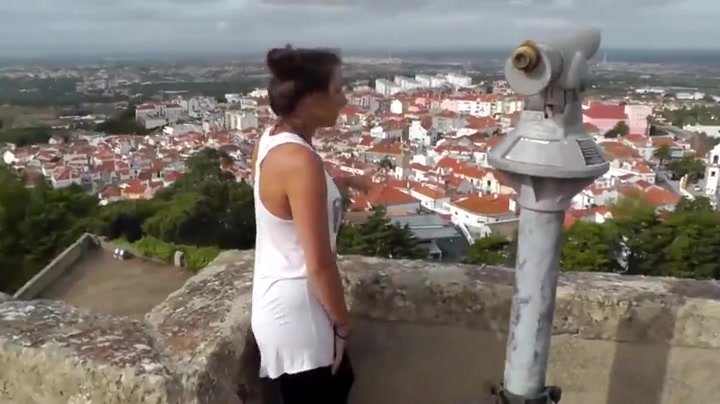 Young couple loves to have sex in public places