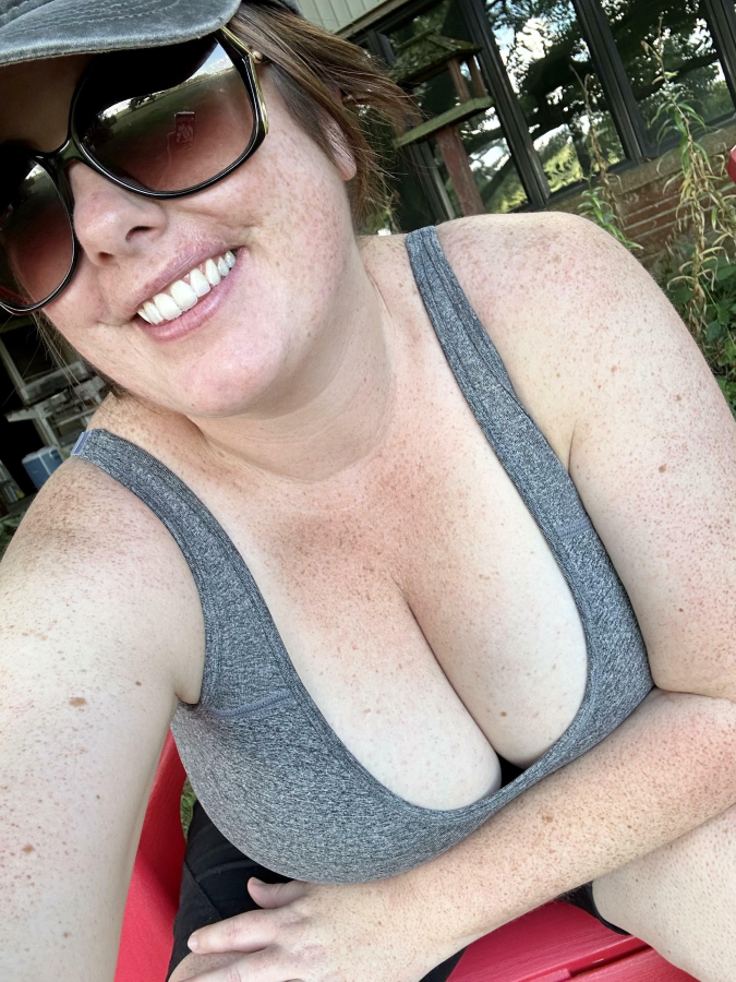 Break time from yard work