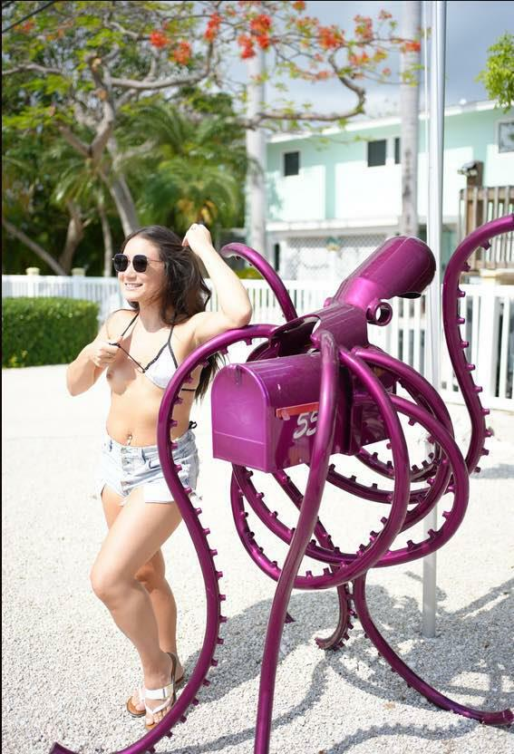 Wardrobe malfunction! Totally on purpose.