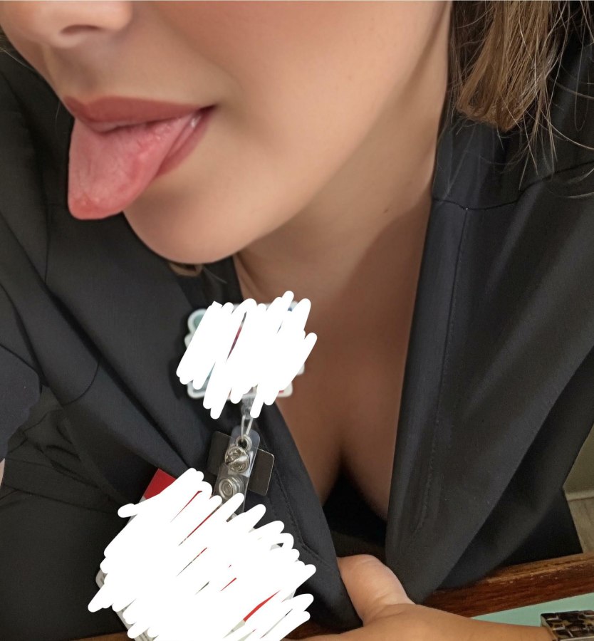 Just a little teas of what you’ll get if I have to lean over while helping you ;)