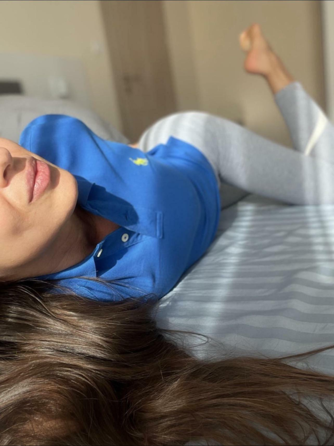 Resting after my yoga. I want a massage now