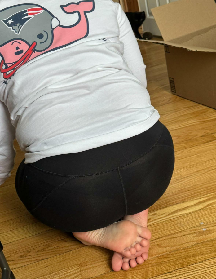 My BF & his friends didn’t realize these leggings were see-through until I moved forward . but they quickly learned the exact moment that I did ;) i love teasing them in front of my bf