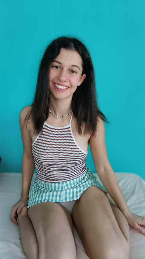 Happy but shy because you can see my undies ?