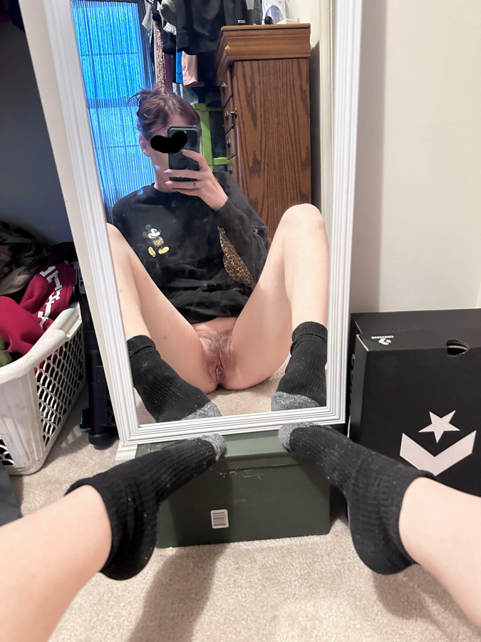 Mommy always wears the cutest socks