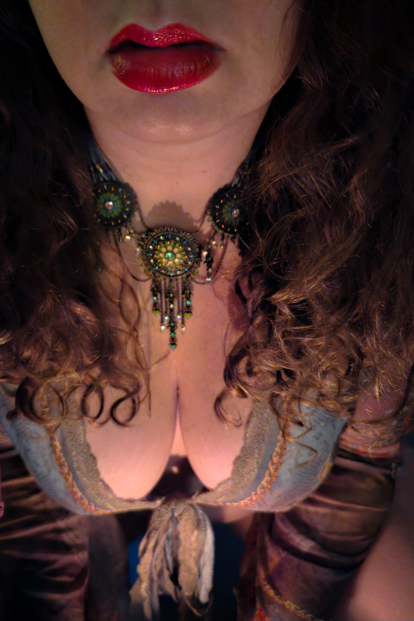 Downblouse by candlelight