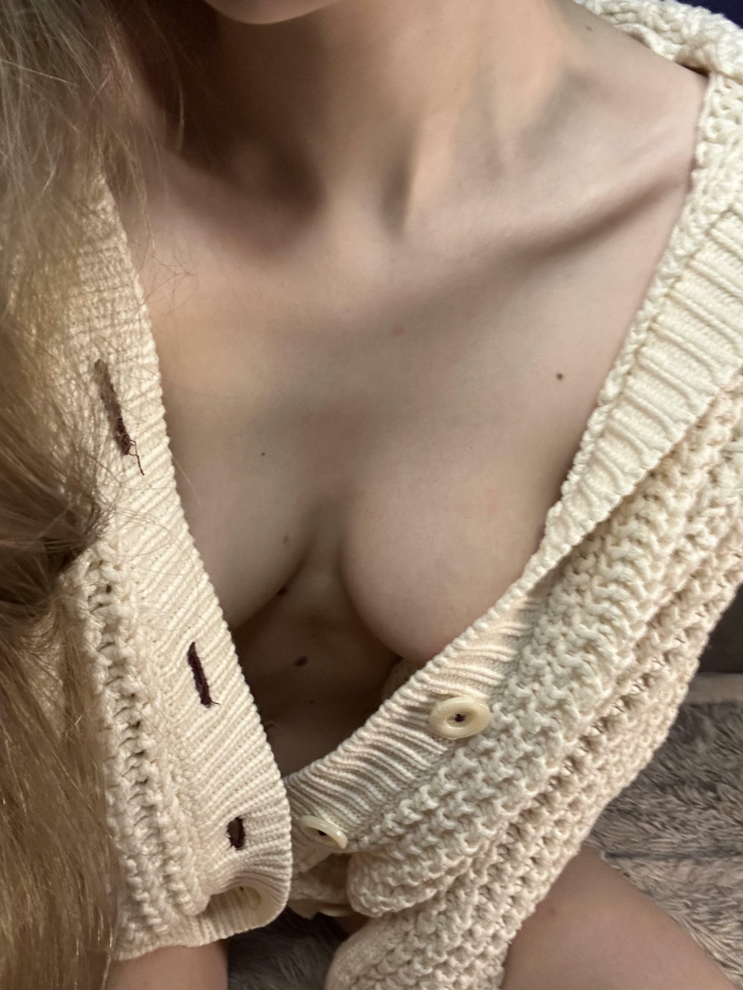 The downblouse from under my sweater