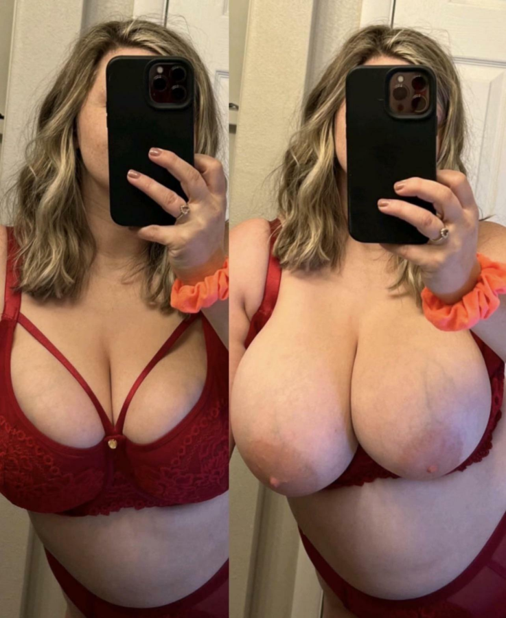 In and out of a 38G bra