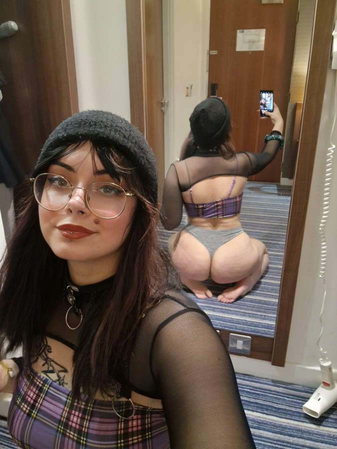 Took a picture of my fat ass in the hotel mirror