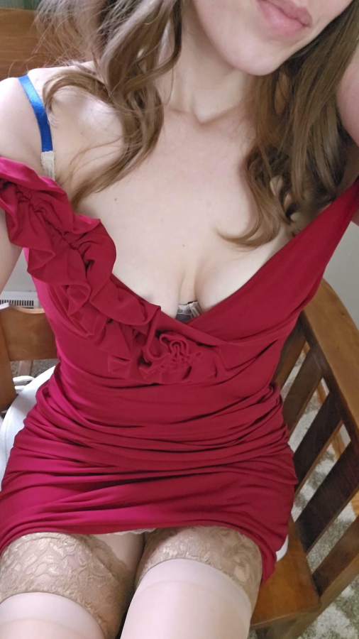 If I catch you staring I'll start tugging down my top