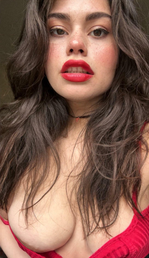 Giving you a peek during our date