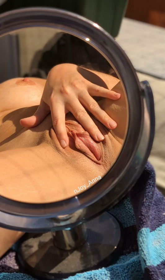 The mirror got the best view of the day