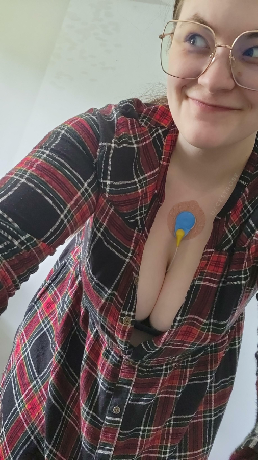 I once said "a downblouse a day keeps the doctor away", but that may not have ended up being true...