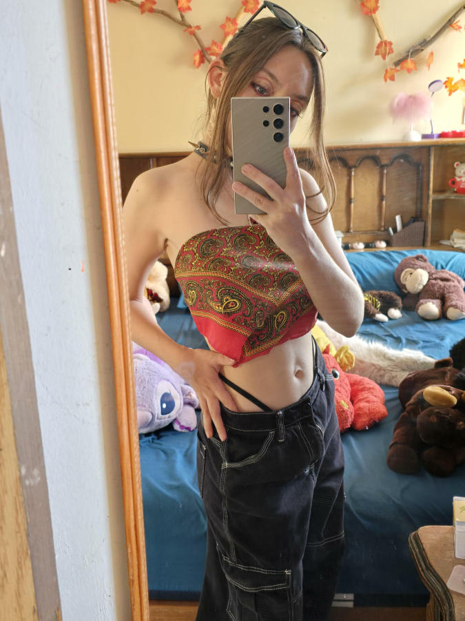 A kiss on my navel would be nice