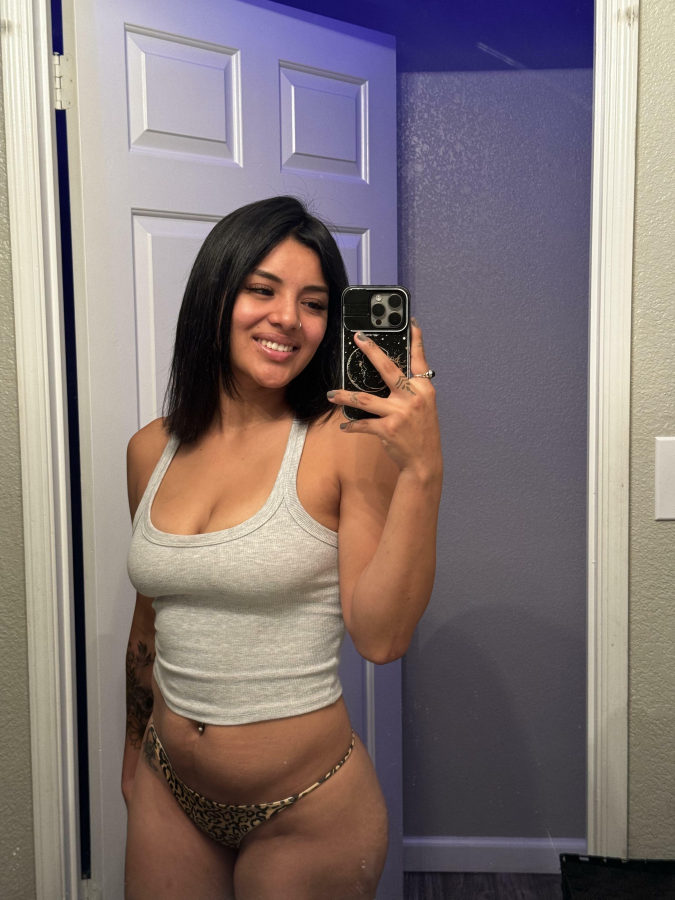 Wearing my favorite panties?do you like them?<3