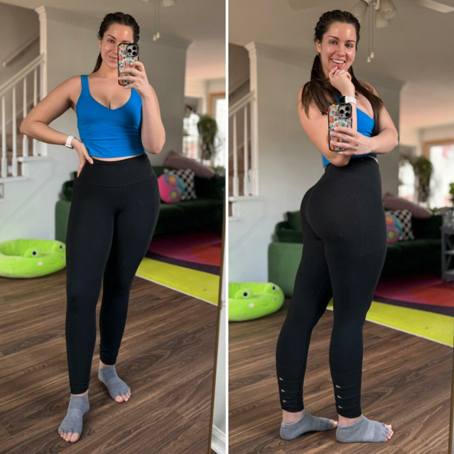 After Pilates but before my shower